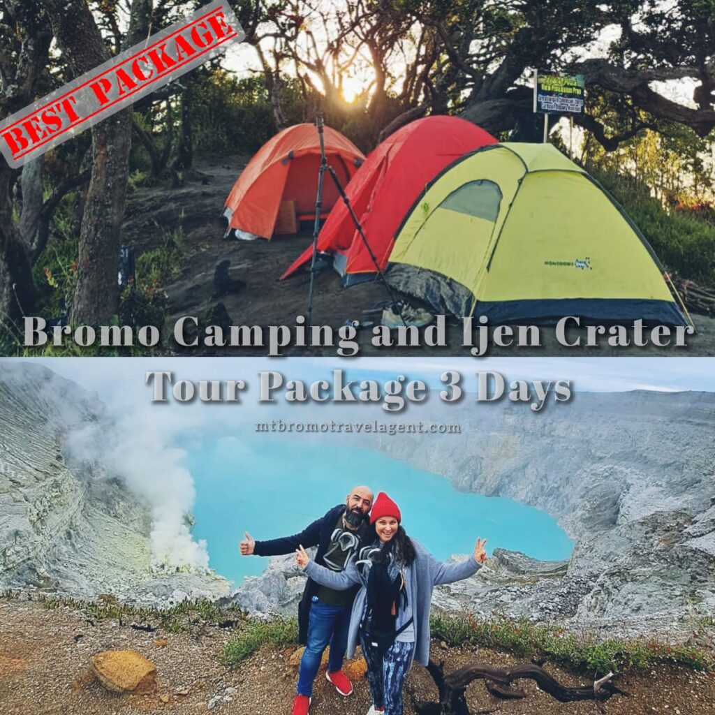 Mount Bromo Camping and ijen crater 3 days
